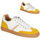 Παπούτσια Γυναίκα Χαμηλά Sneakers Serafini COURT Άσπρο / Yellow / Beige