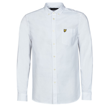Υφασμάτινα Άνδρας Πουκάμισα με μακριά μανίκια Lyle & Scott Oxford Shirt Άσπρο