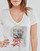Υφασμάτινα Γυναίκα T-shirt με κοντά μανίκια Ikks BU10445 Άσπρο