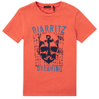 Υφασμάτινα Αγόρι T-shirt με κοντά μανίκια Ikks FACRIT Orange