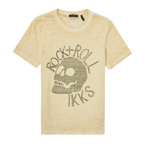 Υφασμάτινα Αγόρι T-shirt με κοντά μανίκια Ikks JATIET Yellow