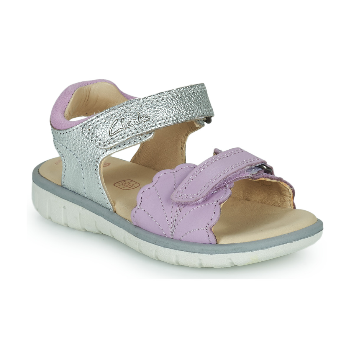 Παπούτσια Κορίτσι Σανδάλια / Πέδιλα Clarks Roam Wing K. Argenté / Violet