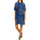 Υφασμάτινα Γυναίκα Κοντά Φορέματα Desigual 18WWVW16-5000 Μπλέ