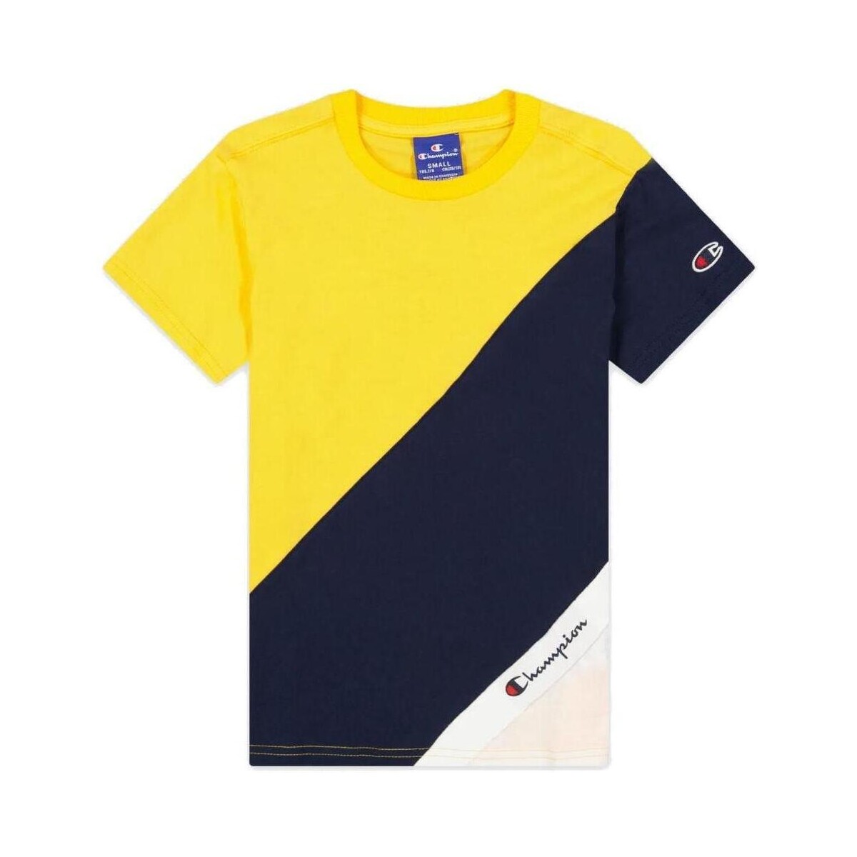Υφασμάτινα Αγόρι T-shirt με κοντά μανίκια Champion  Yellow