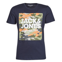 Υφασμάτινα Άνδρας T-shirt με κοντά μανίκια Jack & Jones JJPETE Marine