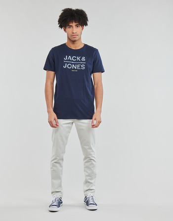 Υφασμάτινα Άνδρας Παντελόνια Πεντάτσεπα Jack & Jones JPSTMARCO Grey