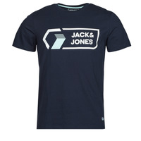 Υφασμάτινα Άνδρας T-shirt με κοντά μανίκια Jack & Jones JCOLOGAN Marine