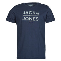 Υφασμάτινα Άνδρας T-shirt με κοντά μανίκια Jack & Jones JCOGALA Marine