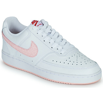 Παπούτσια Γυναίκα Χαμηλά Sneakers Nike WMNS NIKE COURT VISION LO VD Άσπρο / Ροζ