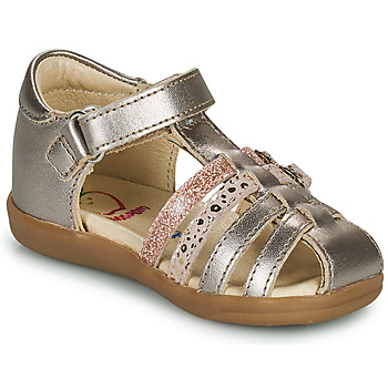Παπούτσια Κορίτσι Σανδάλια / Πέδιλα Shoo Pom PIKA SPART Silver / Ροζ