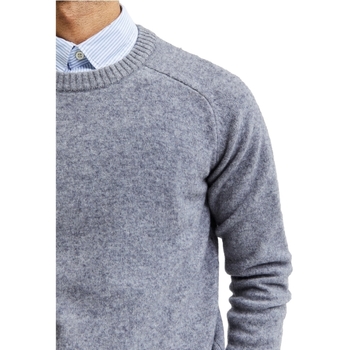 Selected Wool Jumper New Coban - Medium Grey Melange Grey