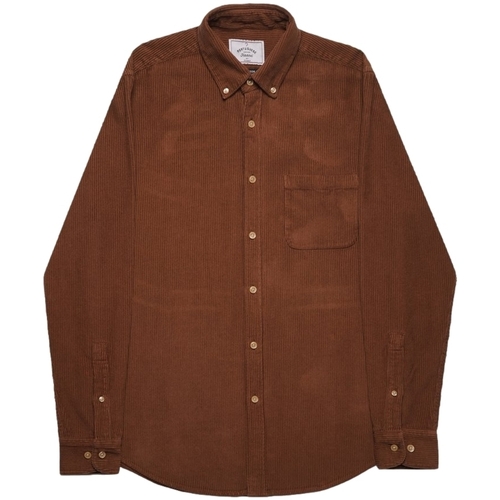 Υφασμάτινα Άνδρας Πουκάμισα με μακριά μανίκια Portuguese Flannel Lobo Shirt - Brown Brown