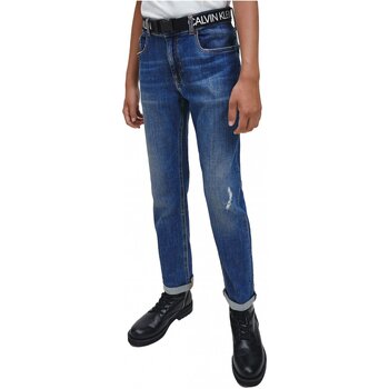 Υφασμάτινα Παιδί Skinny Τζιν  Calvin Klein Jeans IB0IB00580 Μπλέ