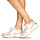 Παπούτσια Γυναίκα Χαμηλά Sneakers Fericelli LAGATE Άσπρο / Gold