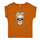 Υφασμάτινα Κορίτσι T-shirt με κοντά μανίκια Only KONSNI SKULL Orange