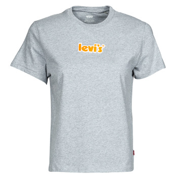 Υφασμάτινα Γυναίκα T-shirt με κοντά μανίκια Levi's WT-GRAPHIC TEES Chenille / Poster / Logo / Starstruck / Heather / Γκρι