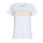 Υφασμάτινα Γυναίκα T-shirt με κοντά μανίκια Levi's THE PERFECT TEE Wavy / Bw / Fill / Ασπρό