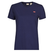 Υφασμάτινα Γυναίκα T-shirt με κοντά μανίκια Levi's PERFECT TEE Sea / Captain / Mπλε