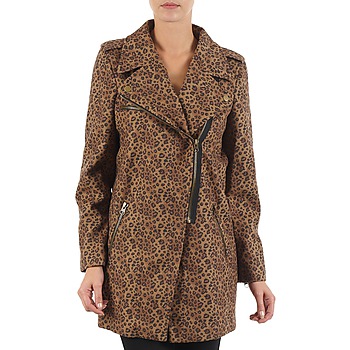 Υφασμάτινα Γυναίκα Παλτό Brigitte Bardot BB43110 Brown / Leopard