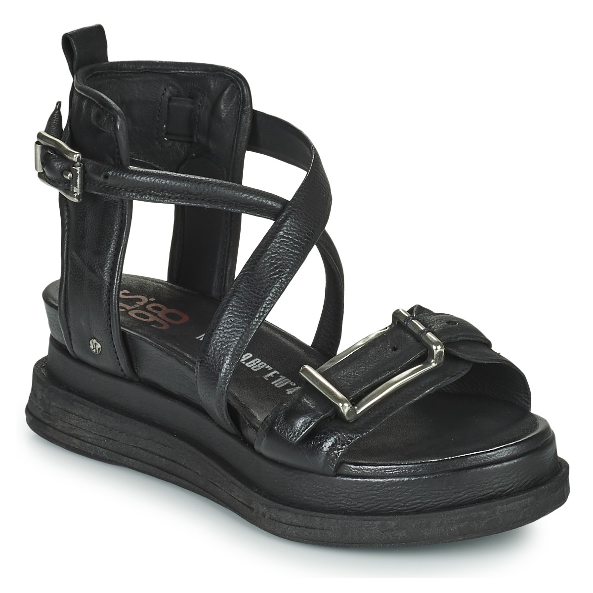 Παπούτσια Γυναίκα Σανδάλια / Πέδιλα Airstep / A.S.98 LAGOS BUCKLE Black