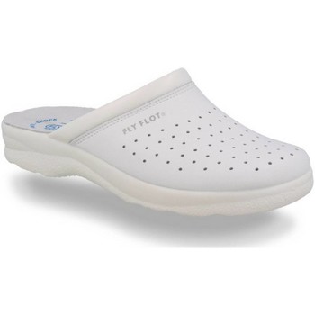 Παπούτσια Γυναίκα ιατρικός τομέας /τομέας τροφίμων  Fly Flot Ανατομικό Ανδρικό Σαμπό Δερμάτινο Λευκό (82094) Λευκό