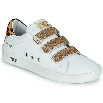 Παπούτσια Κορίτσι Χαμηλά Sneakers Semerdjian GARBIS Άσπρο / Gold