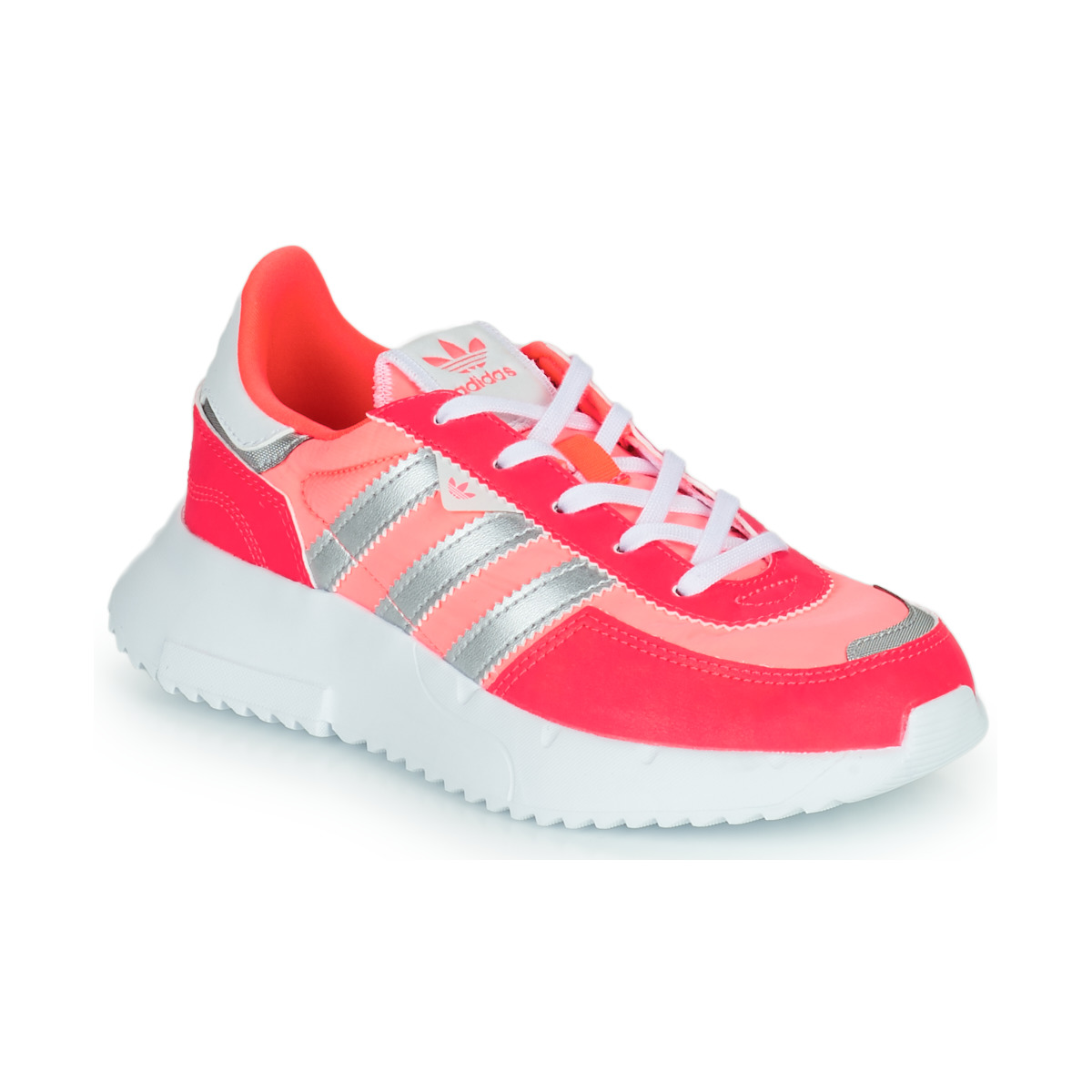 Παπούτσια Κορίτσι Χαμηλά Sneakers adidas Originals RETROPY F2 C Ροζ / Argenté