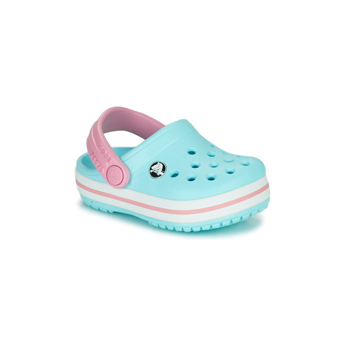 Παπούτσια Κορίτσι Σαμπό Crocs CROCBAND CLOG K Μπλέ / Ροζ