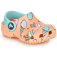 Παπούτσια Κορίτσι Σαμπό Crocs Classic Pool Party Clog T Orange / Multicolour