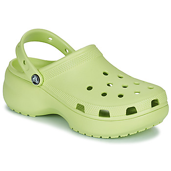 Παπούτσια Γυναίκα Σαμπό Crocs CLASSIC PLATFORM CLOG W Green