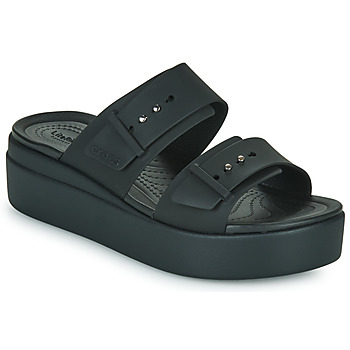 Παπούτσια Γυναίκα Τσόκαρα Crocs CROCS BROOKLYN SANDAL LOWWDG W Black