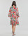 Υφασμάτινα Γυναίκα Κοντά Φορέματα Derhy TREILLIS FLOWER Multicolour