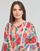 Υφασμάτινα Γυναίκα Κοντά Φορέματα Derhy TREILLIS FLOWER Multicolour