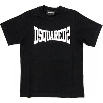 Υφασμάτινα Παιδί T-shirts & Μπλούζες Dsquared DQ0156-D002F Black