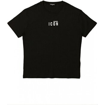 Υφασμάτινα Παιδί T-shirts & Μπλούζες Dsquared DQ0240-D00MV Black