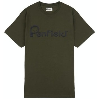 Υφασμάτινα Άνδρας T-shirt με κοντά μανίκια Penfield T-shirt  Bear Chest vert forêt