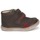 Παπούτσια Αγόρι Μπότες Kickers TAXI Brown / Red