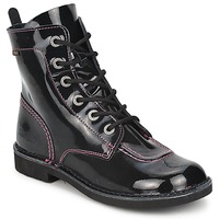 Παπούτσια Κορίτσι Μπότες Kickers KICK MOOD Black / Vernis