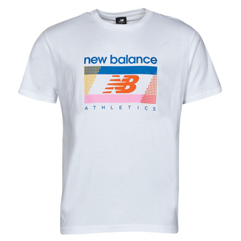 Υφασμάτινα Άνδρας T-shirt με κοντά μανίκια New Balance ATEEH AMP TEEEE Άσπρο