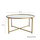 Σπίτι Χαμηλά τραπέζια Decortie Coffee Table - Gold Sun S404 Χρυσο