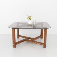 Σπίτι Χαμηλά τραπέζια Decortie Coffee Table - Zen - Oak Oak