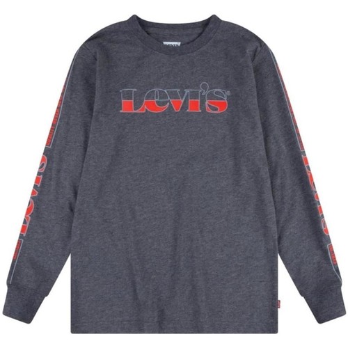 Υφασμάτινα Αγόρι T-shirt με κοντά μανίκια Levi's  Grey