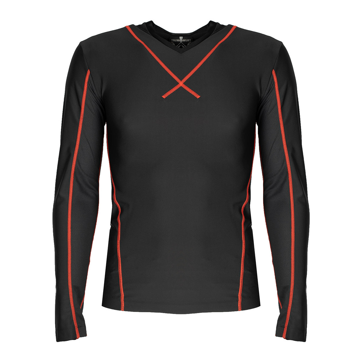 Υφασμάτινα Άνδρας Μπλουζάκια με μακριά μανίκια Trussardi 40T00025 1T000879 | T-shirt Long Sleeves Black