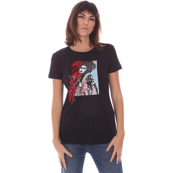 Υφασμάτινα Γυναίκα T-shirts & Μπλούζες Jijil JPI20TS354 Black