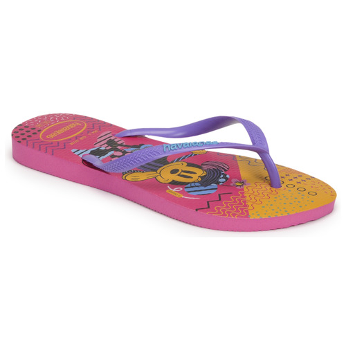 Παπούτσια Κορίτσι Σαγιονάρες Havaianas KIDS DISNEY COOL Violet / Ροζ / Orange