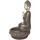 Σπίτι Αγαλματίδια και  Signes Grimalt Ο Βούδας Σχήμα Συνεδρίαση Προσεύχεται Grey