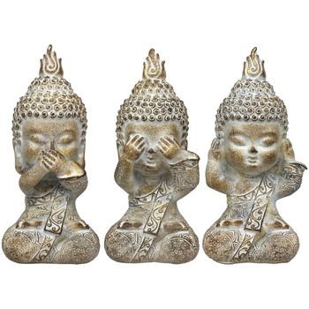 Σπίτι Αγαλματίδια και  Signes Grimalt Σχήμα Buda 3 Μονάδες Grey