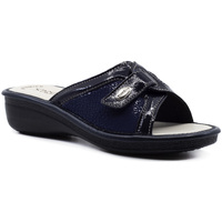 Παπούτσια Γυναίκα Τσόκαρα Sanaflex Blu Stretch Παντόφλες (70) Μπλε