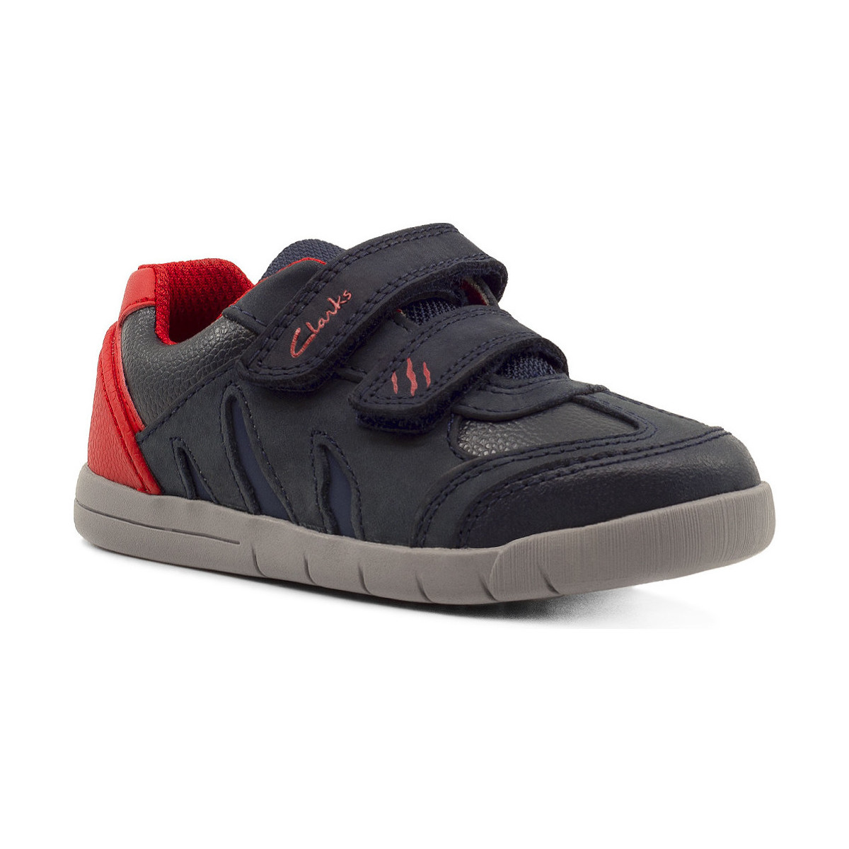 Sneakers Clarks Rex Play Toddlers Παιδικά Ανατομικά Δερμάτινα Sneaker