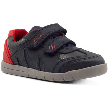 Xαμηλά Sneakers Clarks Rex Play Toddlers Παιδικά Ανατομικά Δερμάτινα Sneaker